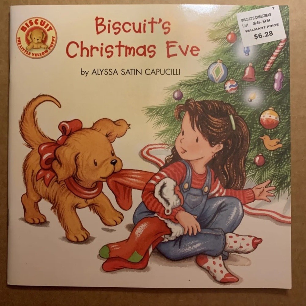 Biscuit's Christmas Eve Lift The Flaps Book by Capucilli, Alyssa Satin New